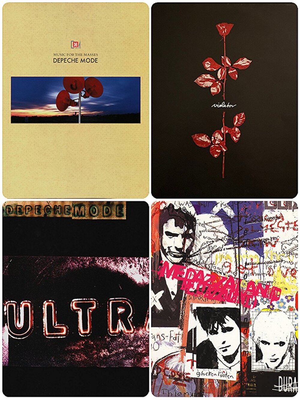 Lot Of 4 DEPECHE MODE / DURAN DURAN CDs